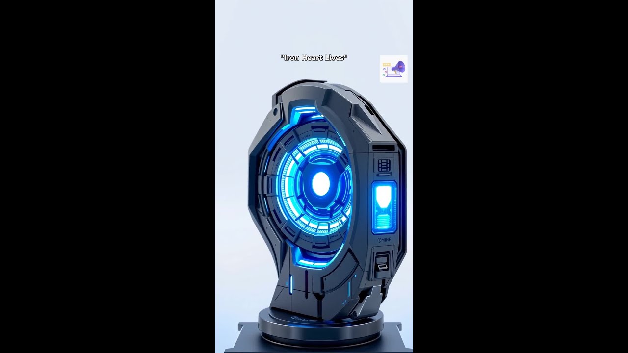 Tony Stark's arc reactor comes to life in this impressive real-life replica, perfectly capturing ...
