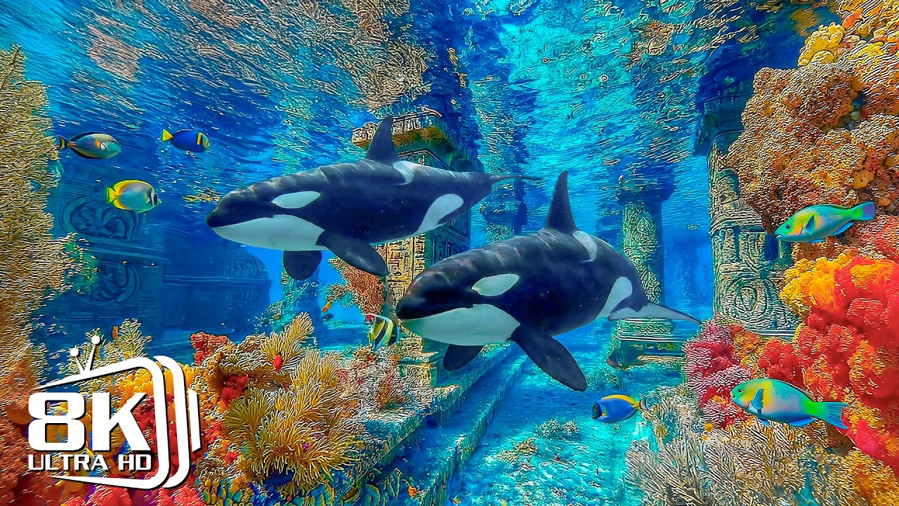 8K Aquarium Video – Stunning Tropical Fish & Gentle Ocean Ambience for Deep Sleep