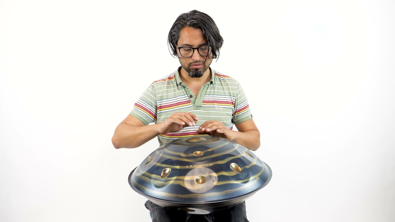 C# Amara 14 Handpan - Improvisation played by Rafael Sotomayor | Opsilon Handpan