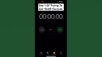 Day 1 Of Trying To Get 10.00 Seconds #shorts #stopwatch #10second