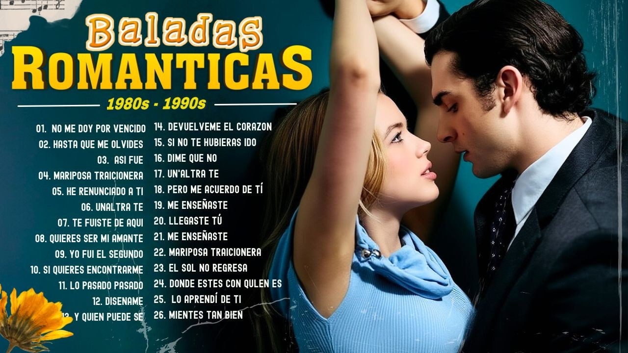 Las 100 Canciones Romanticas Inmortales 💝 Romanticas Viejitas en Español 80,90's 💖Canciones De Amor