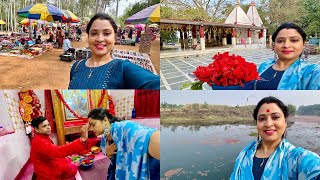 Shantiniketan a kankalitala mandir a pujo diye mon ta bhore gelo || Day 2