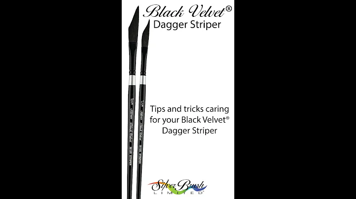 Black Velvet® Dagger Care Tips