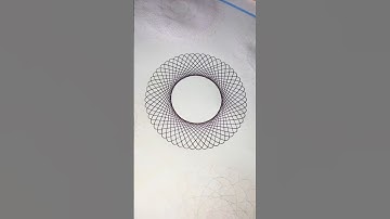 Spirograph Art Ruler | Dushto Kokil | #Atik_Mia_official #shorts #satisfying