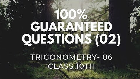 Most Important Questions on Identities for Class 10th (02)