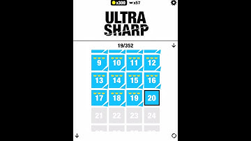 Ultra Sharp Level 20 - Three Stars Walkthrough