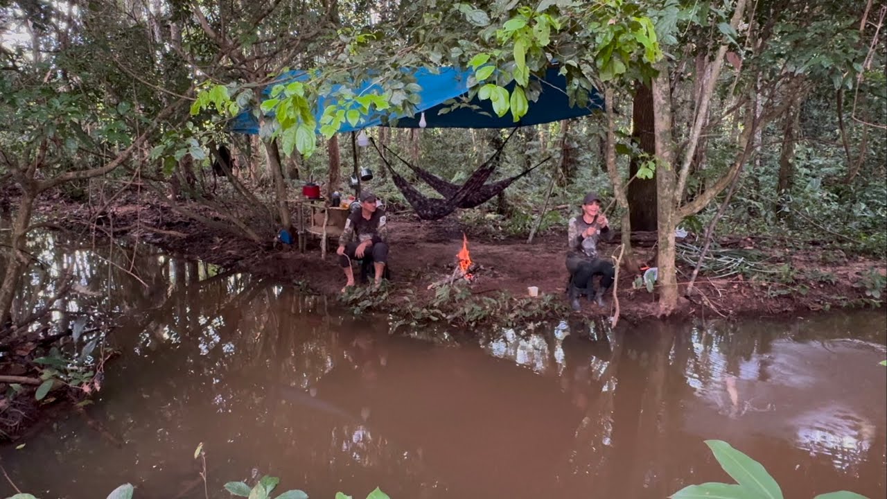 DESAFIO COMPRIDO DO FOGÃO DE CUPIM FEITO PELO CANAL FABIANO E LEIDIANE AVENTURA
