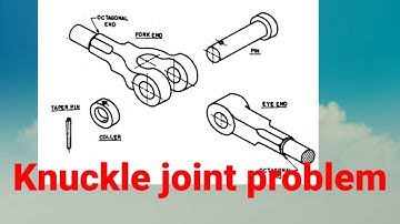 DESIGN OF MACHINE ELEMENTS/DESIGN OF- KNUCKLE  JOINT PROBLEM-1 PART -13