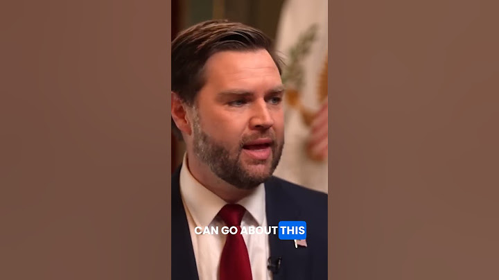 Vice President JD Vance's first interview