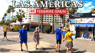 TENERIFE  PLAYA DE LAS AMÉRICAS | Tour of several Places ☀ 4K Walk ● February 2024