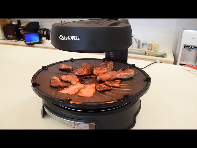 肉が回る！ ショップジャパンの卓上ホットプレート「Easy Grill