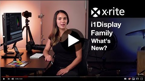 X-Rite i1Display Family