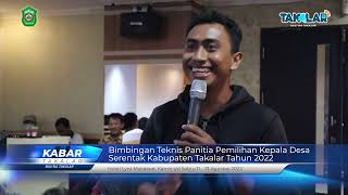 Bimbingan Teknis Panitia Pemilihan Kepala Desa Serentak Kabupaten Takalar Tahun 2022  Angkatan 1
