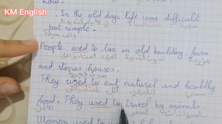 فقره عن الفرق بين الحياه في الماضي والحاضر بأسهل شكل ممكن للسنة الثالثة متوسط لفرض الفصل الثاني