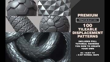 NEW PRODUCT - 100 Tileable Displacement Patterns (PROMO VIDEO)