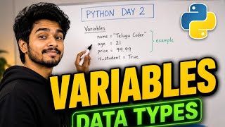 Python Variables & Data Types in Telugu | Python Day 2