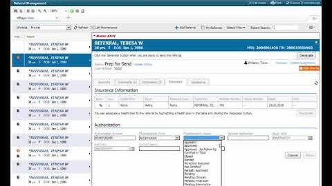 AMG Referral Management Module Video # 2 Managing an Originating List/Sending Referral to Specialist