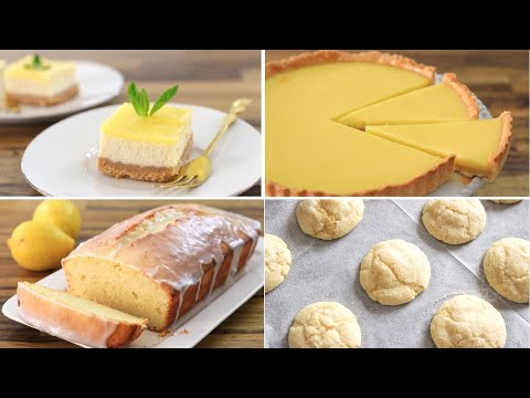 4 קינוחי לימון