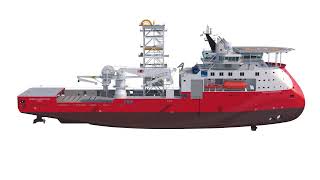 Construction Well Intervention Vessel Skandi Constructor 3D model