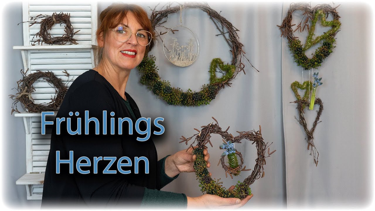 Herzliche❤️❤️❤️ Dekoideen|Diy Naturdeko-Ideen|Blumen und Dekorationen