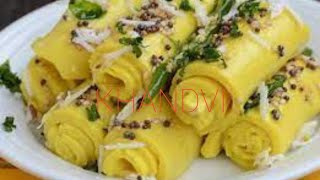 Home made khandvi recipe (बहुत हीं आसान तरीका खांडवी बनाने का) viralvideos khandvirecipe food