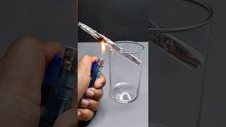 Crazy science experiment with Matchstick and Paper Foil #shorts #crazy #science