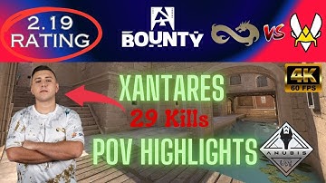 ⫷CS2 POV HIGHLIGHTS⫸ XANTARES | BLAST Bounty 2025 Season 1 Finals | Eternal Fire vs Vitality |Anubis