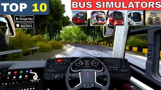 TOP 10 Realistic Bus Simulator Games for Android & iOS || Best High Graphics Bus Games screenshot 5