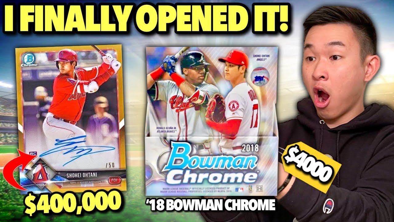 *WE DID IT!* Hunting the BIGGEST SHOHEI OHTANI ROOKIE CARDS from 2018 Bowman Chrome Baseball Boxes 😱