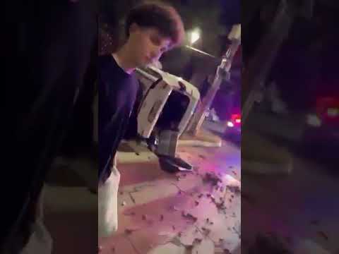 Teribilist la volan Accident in centrul Bârladului1 #accident