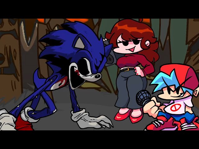 HD Faker GF's Laugh but I animated (FNFHD x Vs Sonic.EXE)