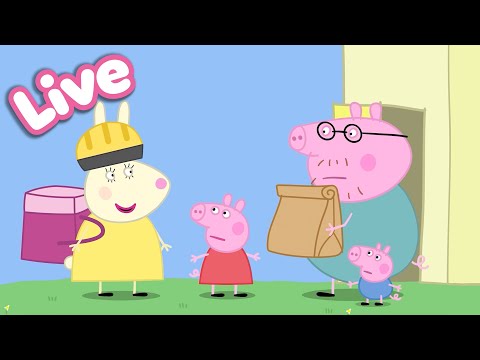 🍎 Peppa Pig Best Bites LIVE! 🐷 Peppa’s Food & Cooking Moments |  Tales Full Episodes 24/7