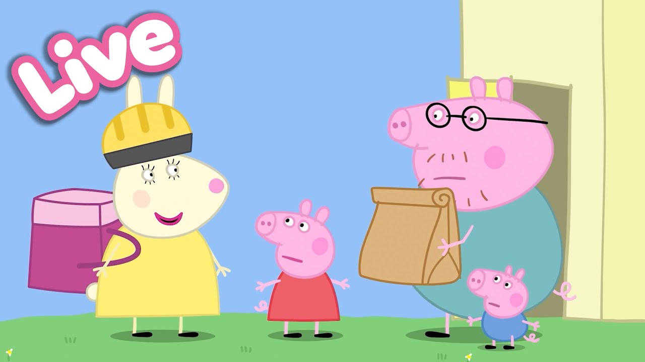 🍎 Peppa Pig Best Bites LIVE! 🐷 Peppa’s Food & Cooking Moments |  Tales Full Episodes 24/7