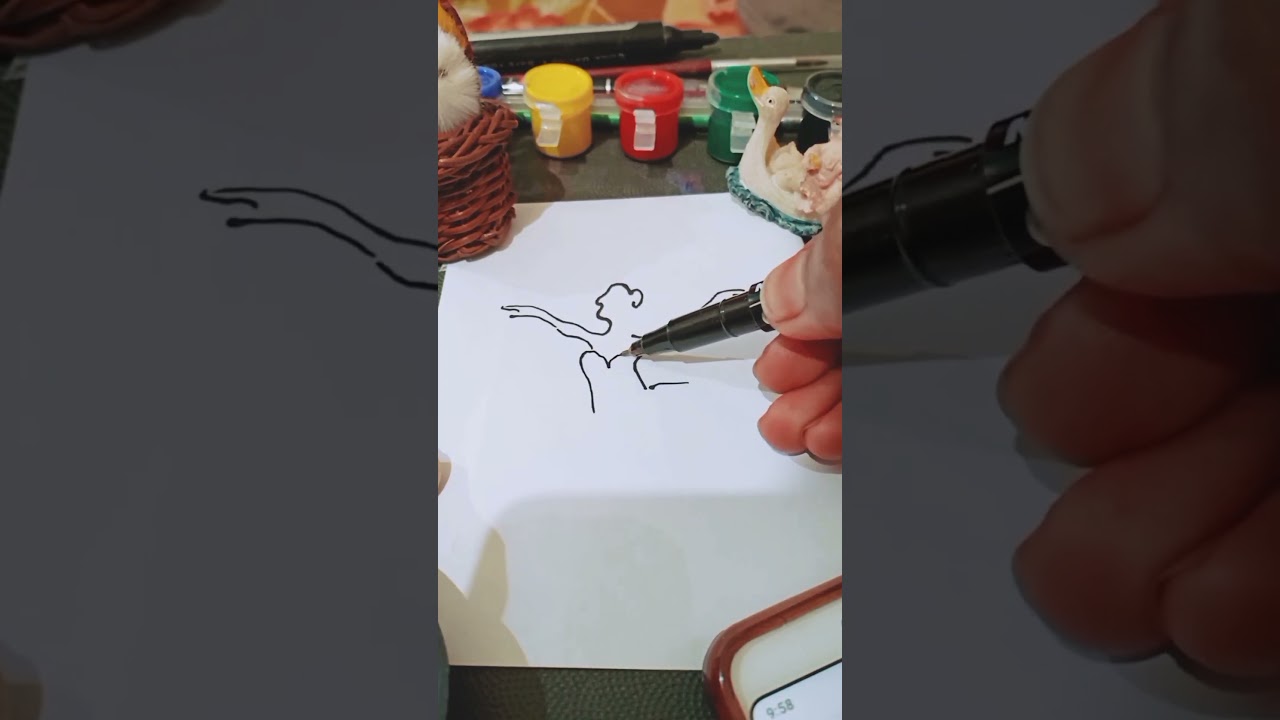 Drawing Ballet dancer 💃💃 