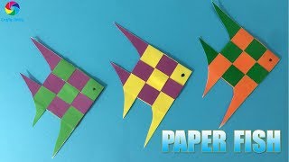 Paper Fish | How to make Paper Fish Step by Step Tutorial | Paper Fish Craft Resimi