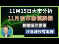 11月15日: 11月後市審慎樂觀 | 期權操作要領 | 沒落神股有追捧 | 9988、9618、2015 #恒生指數 #期權 #騰訊