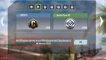Kill 15 enemies with any assault rifle equipped with 2 attachments in mp matches