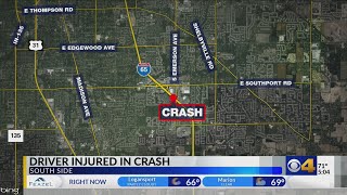 Truck going wrong way on I-65 causes multiple crashes in south Indy