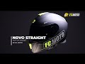 Fcmoto novo straight helmet