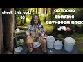 THE Ultimate Off Grid-Camping Bathroom TOILET HACK‼️