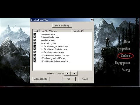 Что делать, если в игре Skyrim не работает кнопка "Файлы"