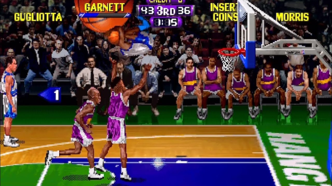 Minnesota Timberwolves vs. Utah Jazz | NBA Hangtime (Arcade)