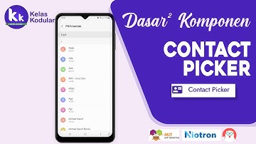 Contact Picker - Kodular | (MIT App Inventor,Appybuilder,Thunkable)