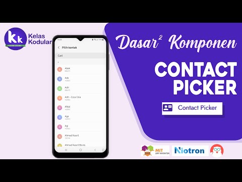 Contact Picker - Kodular | (MIT App Inventor,Appybuilder,Thunkable)