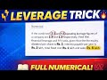 Leverage Question Solved Step-by-Step  | Scoring Topic| Financial Management 