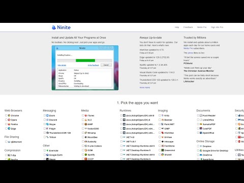 How To Use Ninite Download & Install All Your Programs At Once