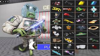 All Items Unlocked ALIEN BARRY'S PRISON RUN OBBY HARD MODE - Roblox Update All Morphs Full Gameplay