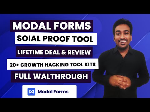 Modal Forms Lifetime Deal & Review: Social Proof Tool