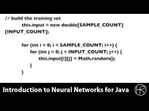 Introduction to Neural Networks for Java (Class 12/16, Part 5/5)