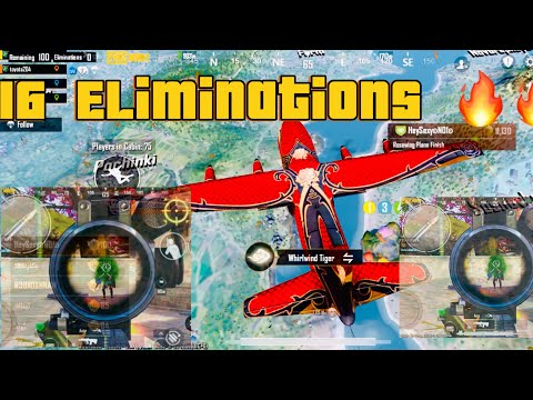 16 Eliminations 🔥 Pubg Erangle Gameplay 🔥